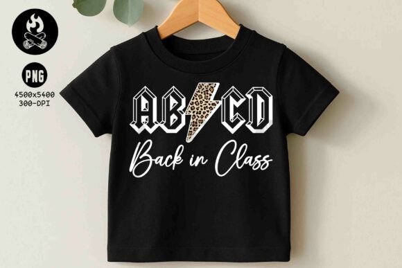 ABCD Back in Class PNG Rock Style