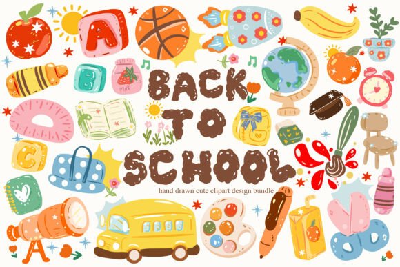 Cute Back to School PNG Teacher Clipart