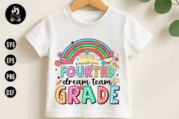 Fourth Grade SVG, Dream Team SVG Graphics