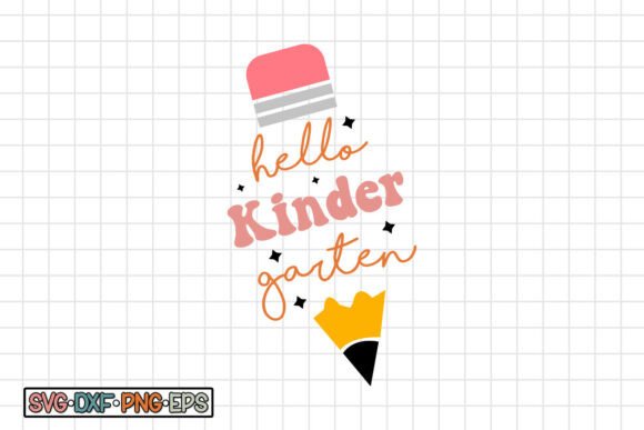 Hello Kinder Garten SVG T-Shirt Designs