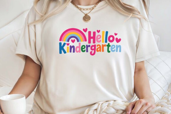 Hello Kindergarten First Day of School Graphics