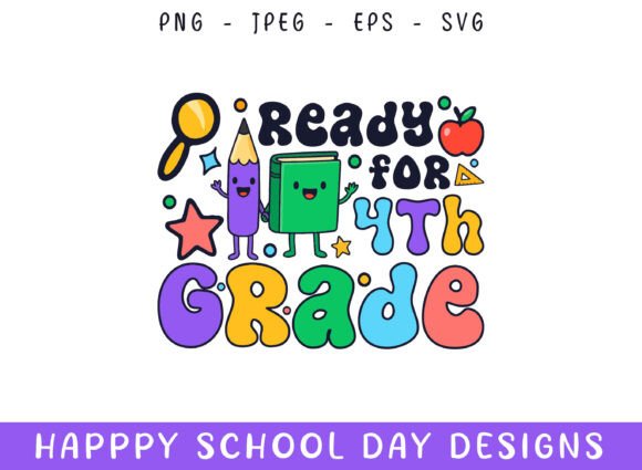 Ready Fourth Grade Kindergarten School Graphics and Crafts