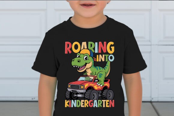 Roaring into Kindergarten Shirt Graphics