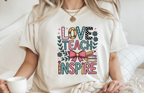 Teach Love Inspire Inspirational Shirt